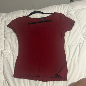 Maroon shirt